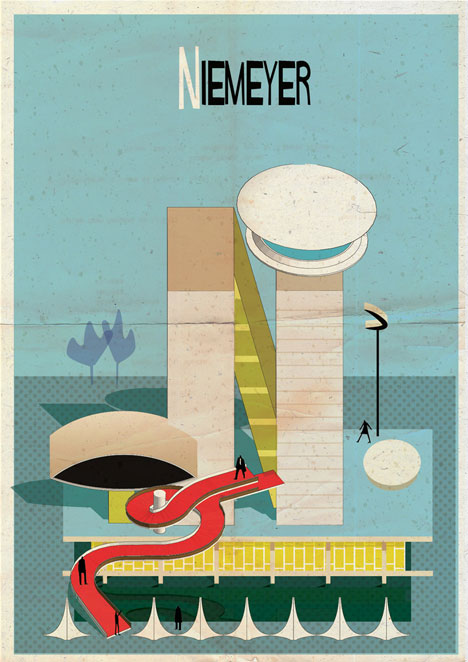 Archibet alphabet of architects by Federico Babina