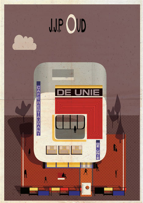 Archibet alphabet of architects by Federico Babina