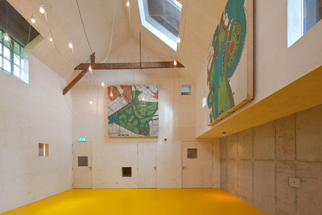 Basement excavation and Corian-clad gallery by Bureau SLA revive military building