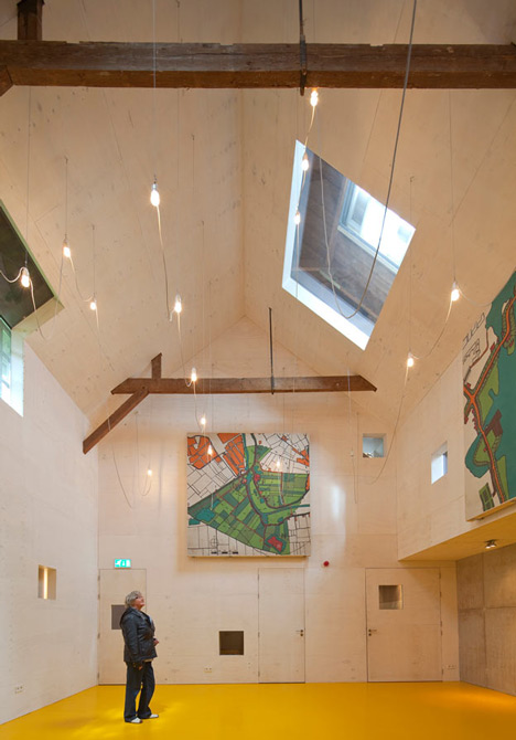 Basement excavation and Corian-clad gallery by Bureau SLA revive military building