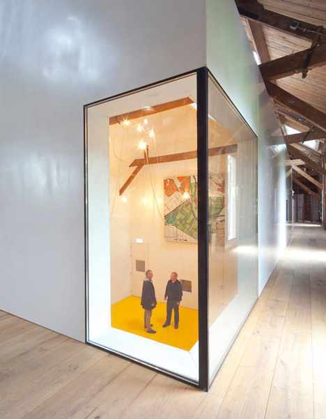 Basement excavation and Corian-clad gallery by Bureau SLA revive military building