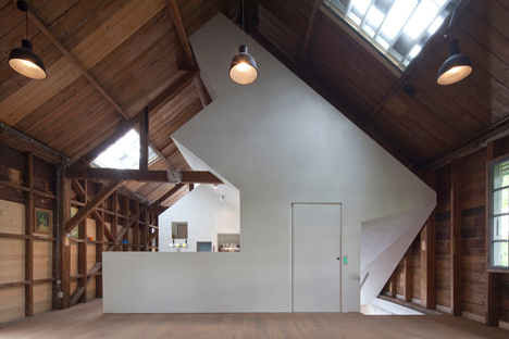 Basement excavation and Corian-clad gallery by Bureau SLA revive military building