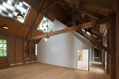 Basement excavation and Corian-clad gallery by Bureau SLA revive military building