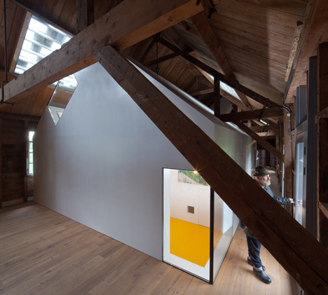 Basement excavation and Corian-clad gallery by Bureau SLA revive military building