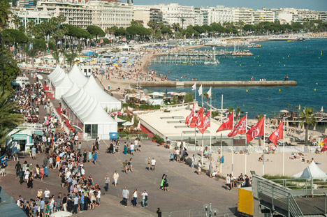Cannes beach