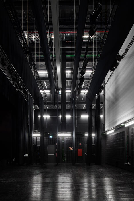 Casa das Artes bright red cultural centre by Future Architecture Thinking