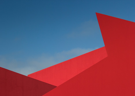 Casa das Artes bright red cultural centre by Future Architecture Thinking