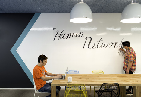 Cisco offices by Studio O+A features wooden meeting pavilions