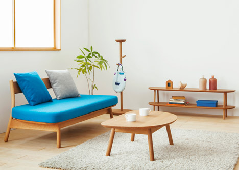 Cobrina wooden furniture collection by Torafu Architects