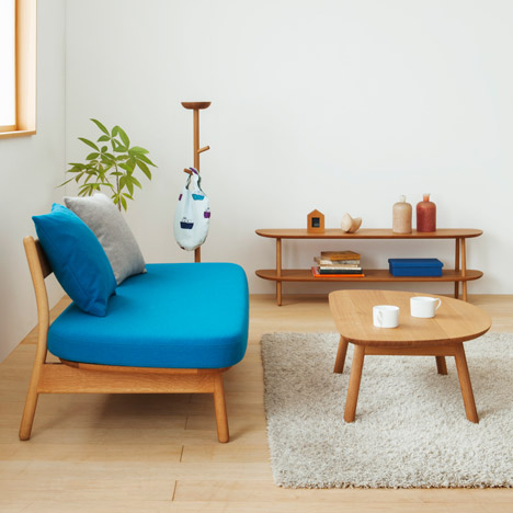 Cobrina wooden furniture collection by Torafu Architects