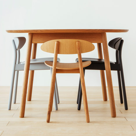 Cobrina wooden furniture collection by Torafu Architects