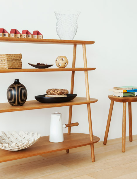 Cobrina wooden furniture collection by Torafu Architects