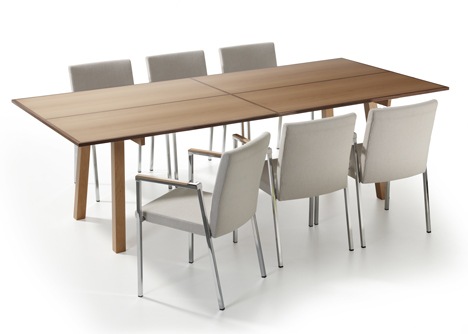 Combined conference and ping pong table by Richard Hutten for Lande