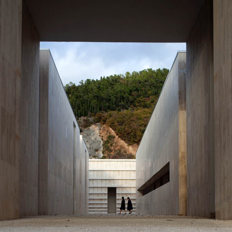 Concrete necropolis by Andrea Dragoni contains public plazas and site-specific artworks