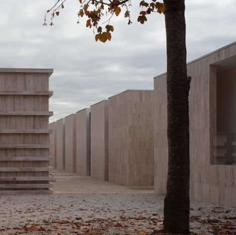 Concrete necropolis by Andrea Dragoni contains public plazas and site-specific artworks