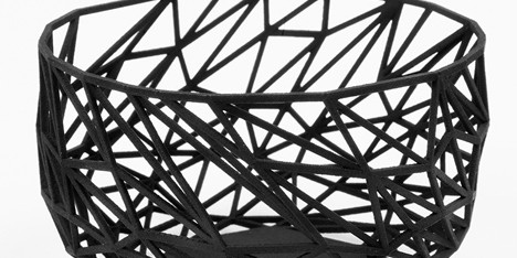 Dark Side collection of 3D printed vessels by Michael Malapert