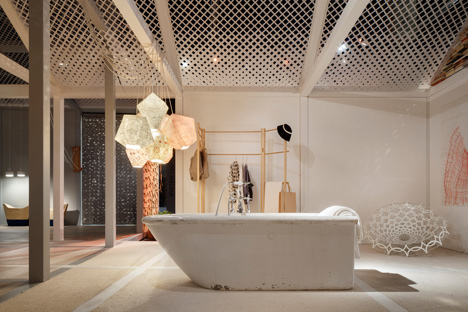 Das Haus 2014 house of the future concept by Louise Campbell at imm cologne