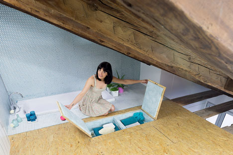Day-in-the-life movie follows the resident of an apartment with moving walls and secret furniture