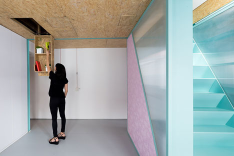 Day-in-the-life movie follows the resident of an apartment with moving walls and secret furniture