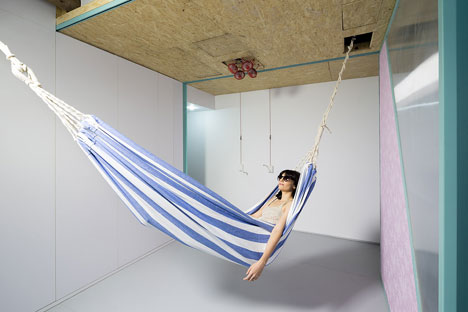 Day-in-the-life movie follows the resident of an apartment with moving walls and secret furniture