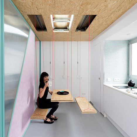 Day-in-the-life movie follows the resident of an apartment with moving walls and secret furniture