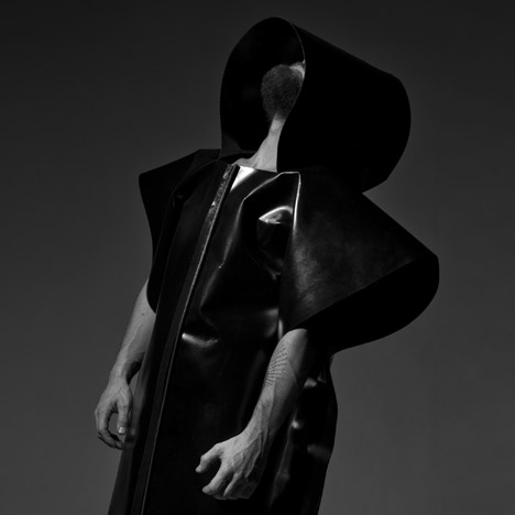 Dystopian Brutalist Outerwear by Martijn Van Strien