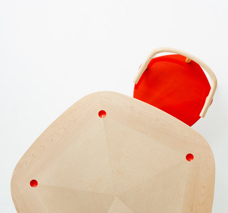 Five wooden furniture by Claesson Koivisto Rune for Matsuso T