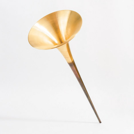 French horn for BarberOsgerby In The Making exhibition at London Design Museum