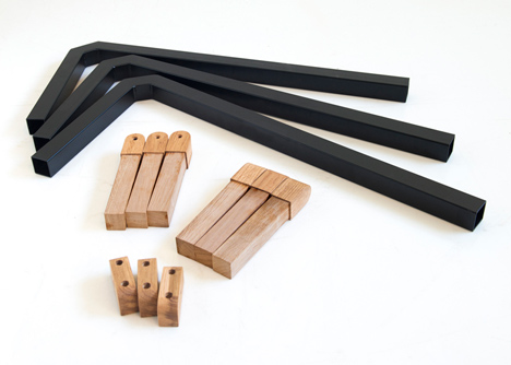 Frisbee dining table components by Herman Cph_dezeen_ss