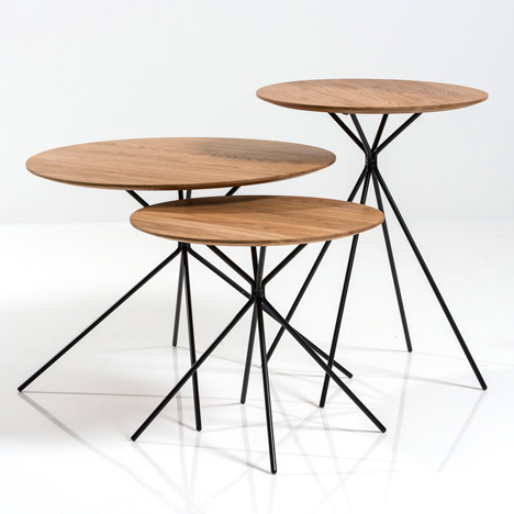 Frisbee side tables by Herman Cph