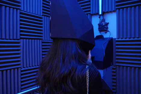 Gareth Pugh and Inition Monolith virtual reality installation at Selfridges