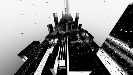 Gareth Pugh and Inition Monolith virtual reality installation at Selfridges