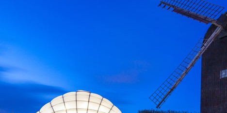 Quilted greenhouse by C. F. Moller allows adaptable light and temperature conditions