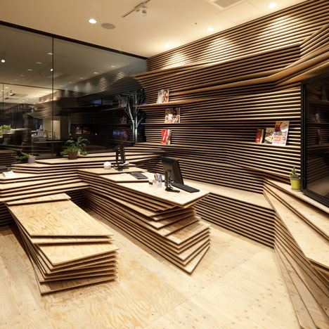 Gurunavi cafe and office by Kengo Kuma_dezeen_sqa