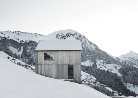 Bernardo Bader's Haus Fontanella is a chalet built from pine and spruce