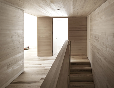 Bernardo Bader's Haus Fontanella is a chalet built from pine and spruce