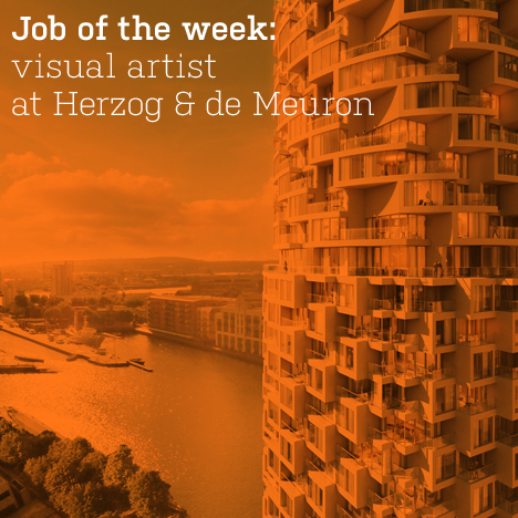 Job of the week: visual artist at Herzog & de Meuron