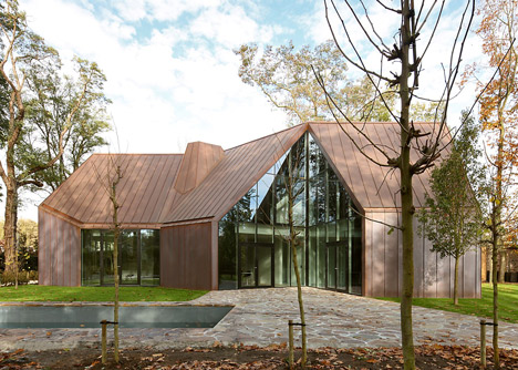 Copper-clad house by Graux & Baeyens will change colour over time