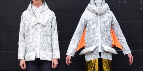 Jacket to help prepare for the end of the world by Marie-Elsa Batteux Flahault