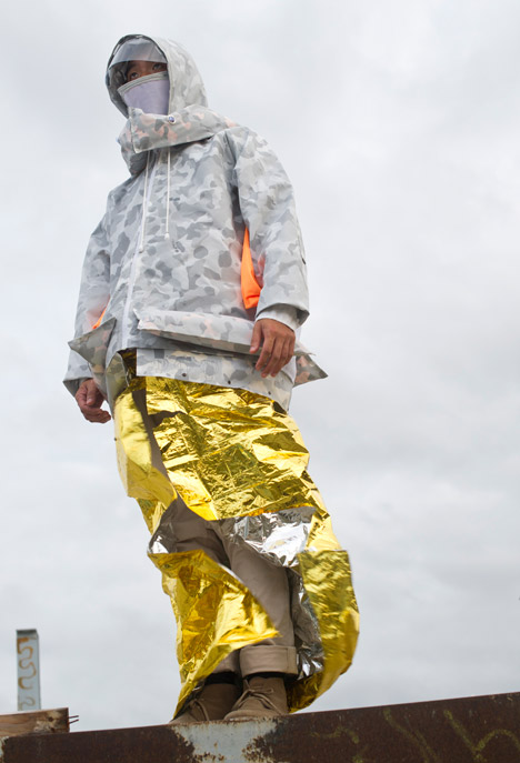 Jacket to help prepare for the end of the world by Marie-Elsa Batteux Flahault