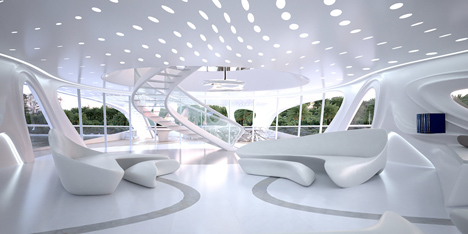 Jazz Unique Circle Superyacht by Zaha Hadid for Blohm and Voss