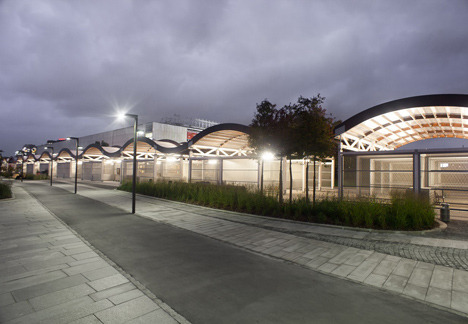 Krymskaya Embankment Moscow park by Wowhaus