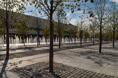 Krymskaya Embankment Moscow park by Wowhaus