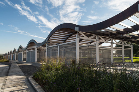 Krymskaya Embankment Moscow park by Wowhaus