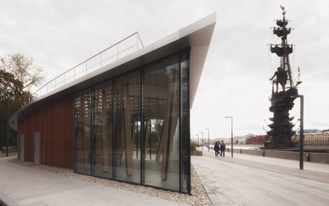 Krymskaya Embankment Moscow park by Wowhaus