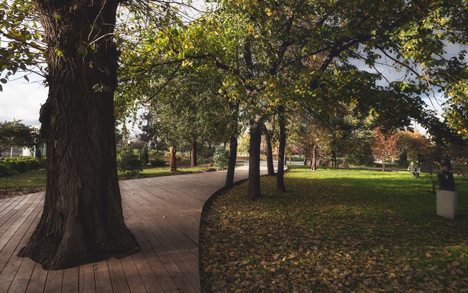 Krymskaya Embankment Moscow park by Wowhaus