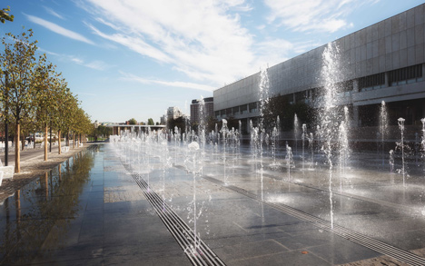 Krymskaya Embankment Moscow park by Wowhaus