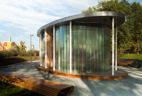 Krymskaya Embankment Moscow park by Wowhaus