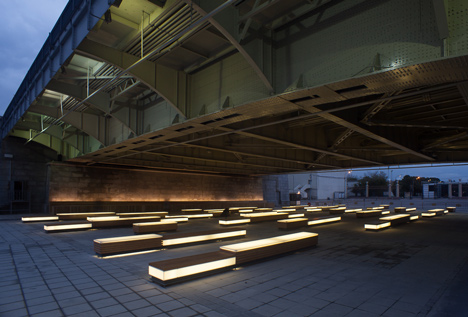 Krymskaya Embankment Moscow park by Wowhaus