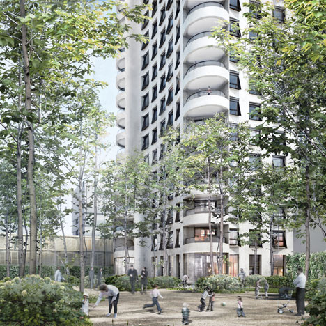 Herzog & de Meuron unveil first buildings of Lyon masterplan